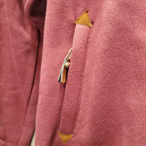 Thick Sweatshirt Cuddle Hoodie Jacket, Zipper, tag *new