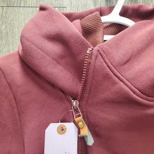 Thick Sweatshirt Cuddle Hoodie Jacket, Zipper, tag *new