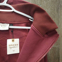 Thick Sweatshirt Cuddle Hoodie Jacket, Zipper, tag *new
