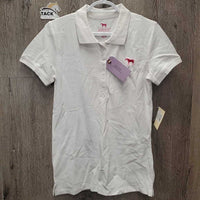 SS Polo Shirt, 1/4 Button Up, tag *new