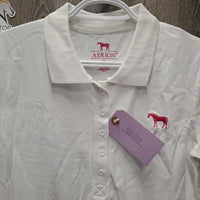 SS Polo Shirt, 1/4 Button Up, tag *new
