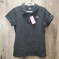 SS Polo Shirt, 1/4 Button Up, tag *new
