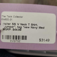 SS V Neck T Shirt, "Jumper", tag *new