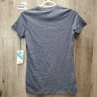 SS V Neck T Shirt, "Respect", tag *new
