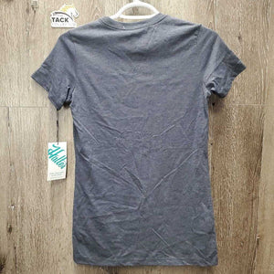 SS V Neck T Shirt, "Respect", tag *new
