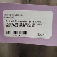 SS T Shirt "Crazy Horse Lady", tag *new
