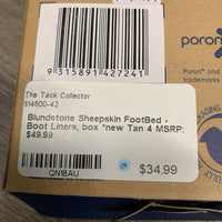 Sheepskin FootBed - Boot Liners, box *new