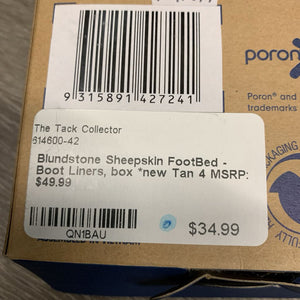 Sheepskin FootBed - Boot Liners, box *new