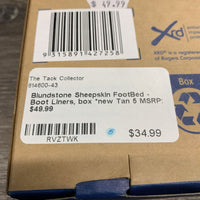 Sheepskin FootBed - Boot Liners, box *new