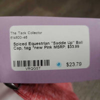 "Saddle Up" Ball Cap, tag *new