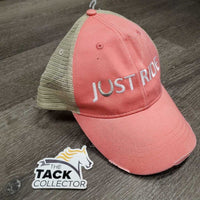 "Just Ride" Ball Cap, tag *new, mnr mark
