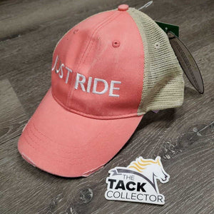"Just Ride" Ball Cap, tag *new, mnr mark