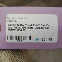 "Just Ride" Ball Cap, tag *new, mnr mark