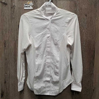 "Madison" LS Show Shirt, attached snap collar, tags *new
