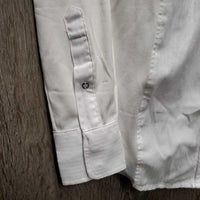 "Madison" LS Show Shirt, attached snap collar, tags *new
