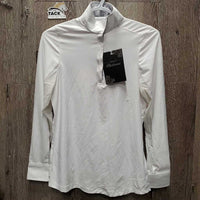 "Marilyn" LS Show Shirt, attached snap collar, tags *new
