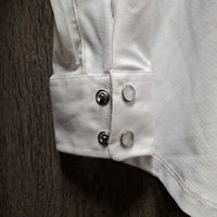 "Marilyn" LS Show Shirt, attached snap collar, tags *new
