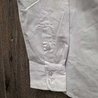 LS Show Shirt, attached snap collar, tags *new
