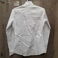 LS Show Shirt, attached snap collar, tags *new
