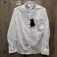 LS Show Shirt, attached snap collar, tags *new
