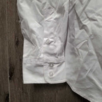 LS Show Shirt, attached snap collar, tags *new
