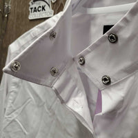 LS Show Shirt, attached snap collar, tags *new
