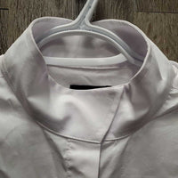 LS Show Shirt, attached snap collar, tags *new
