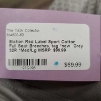 Cotton Full Seat Breeches, tag *new
