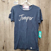 SS V Neck T Shirt, "Hunter", tag *new