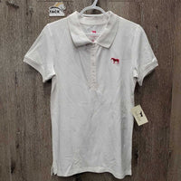 SS Polo Shirt, 1/4 Button Up, tag *new
