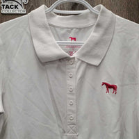 SS Polo Shirt, 1/4 Button Up, tag *new
