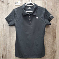 SS Polo Shirt, 1/4 Button Up, tag *new
