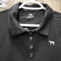 SS Polo Shirt, 1/4 Button Up, tag *new