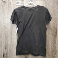 SS V Neck T Shirt,"Dirty Boots", tag *new
