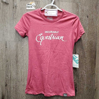 SS T Shirt,"Incurably Equestrian", tag *new
