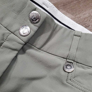 Euroseat Breeches, Thigh Pocket *gc, v.rubbed & pilly seat, seam puckers