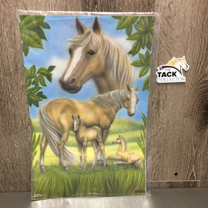 "Dream Weaver '04" Palomino Horses, plastic cover *new