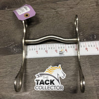 Flat LS Low Port Light Aluminum Western Bit *vgc, clean, mnr rust & film