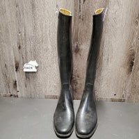 Pr Tall Soft Rubber Riding Boots *gc/fair, older, dirty, stains, rubs, scrapes
