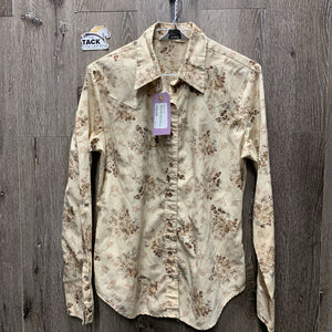 Vintage "Johnny West" LS Western Shirt, snaps *