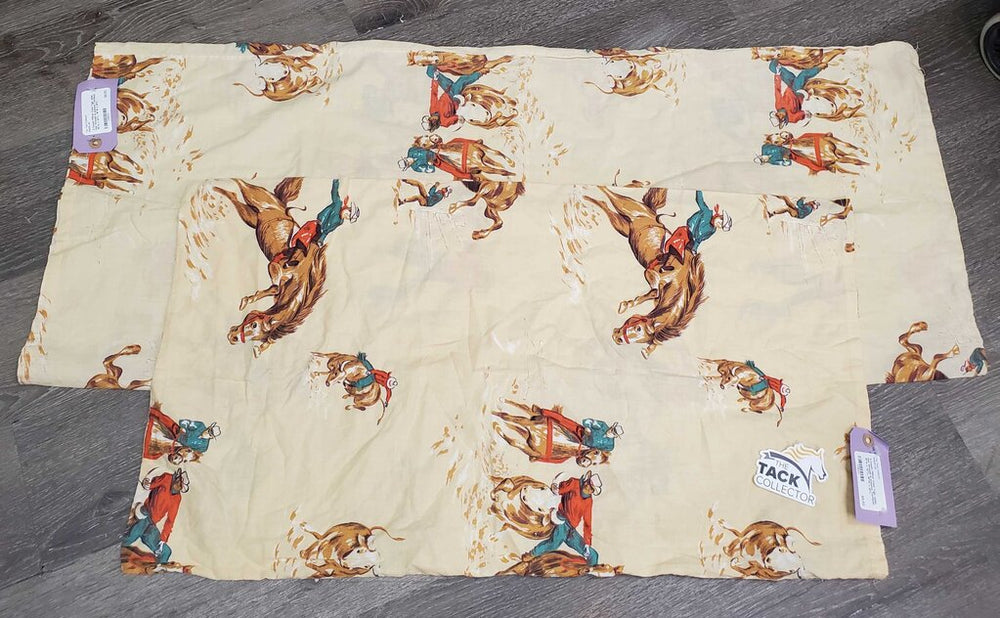 2 Couch Pillow Case *vgc, older, mnr threads & puckers