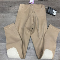 Cotton Euroseat Breeches, Pull On, tag *new
