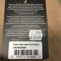 Cotton Euroseat Breeches, Pull On, tag *new