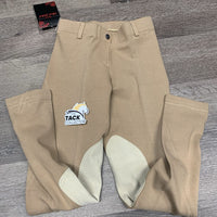 Cotton Euroseat Breeches, Pull On, tag *new
