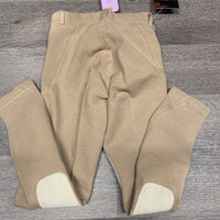 Cotton Euroseat Breeches, Pull On, tag *new
