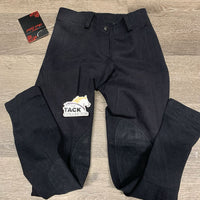 Cotton Euroseat Breeches, Pull On, tag *new
