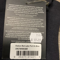 Cotton Euroseat Breeches, Pull On, tag *new
