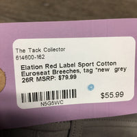 Cotton Euroseat Breeches, tag *new