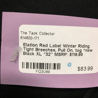 Winter Riding Tight Breeches, Pull On, tag *new
