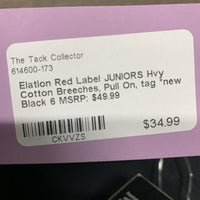 JUNIORS Hvy Cotton Breeches, Pull On, tag *new
